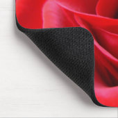 Tapis De Souris Fleurs rouges Mousepad Cadeaux de décoration rose  (Coin)