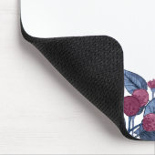 Tapis De Souris Fleurs sauvages chic et bleu foncé (Coin)