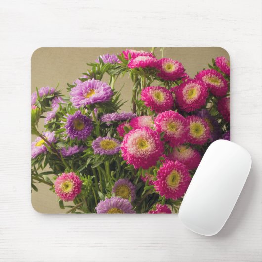 Tapis De Souris Fleurs sauvages dans un Vase Souris Pad (Avec souris)
