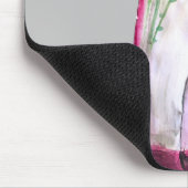 Tapis De Souris Fleurs sauvages d'aquarelle Whimsical en vase (Coin)