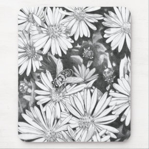 Tapis de souris Fleurs sauvages Décoration d'ordin