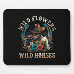 Tapis De Souris Fleurs sauvages du couteau de soleil du Sud - Fleu
