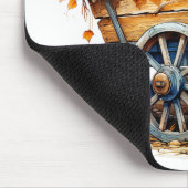 Tapis De Souris Fleurs sauvages vintages En Bois (Coin)