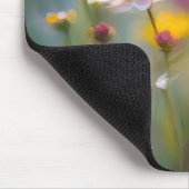 Tapis De Souris Fleurs sauvages Whimsical Dans Le Vent (Coin)