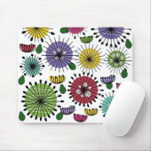 Tapis De Souris Fleurs Scandi (Avec souris)