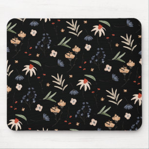 Tapis De Souris Fleurs simples à l'aquarelle 1