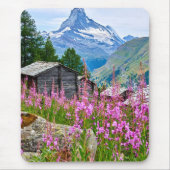Tapis De Souris Fleurs | Summer Matterhorn Suisse (Devant)