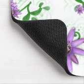 Tapis De Souris Fleurs sur des vignes Mousepad (Coin)