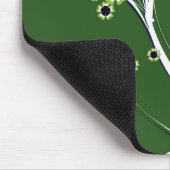 Tapis De Souris Fleurs sur vert - Mousepad (Coin)