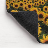 Tapis De Souris Fleurs | Terrain de tournesol (Coin)