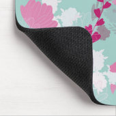 Tapis De Souris fleurs vertes (Coin)