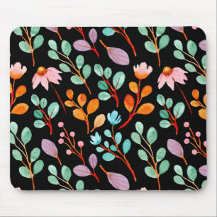 Tapis De Souris Fleurs Vintage Aquarelle tendance