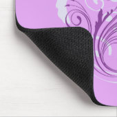 Tapis De Souris Fleurs violettes (Coin)