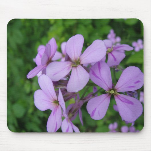 Tapis De Souris fleurs violettes (Devant)