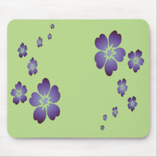 Tapis De Souris Fleurs violettes