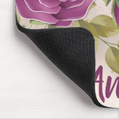 Tapis De Souris Fleurs violettes (Coin)
