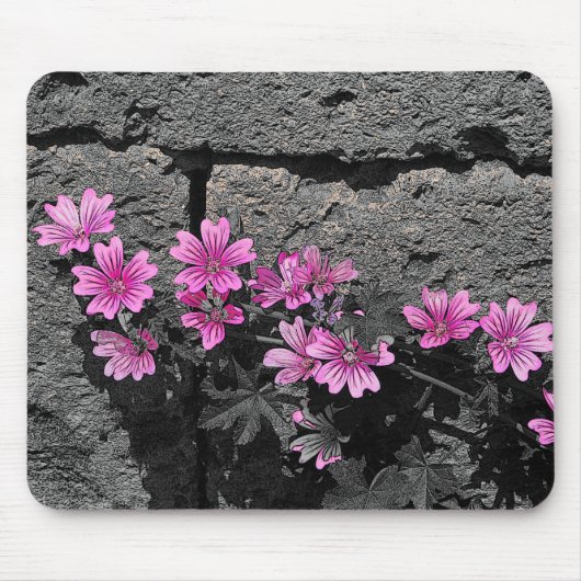 Tapis De Souris Fleurs violettes (Devant)