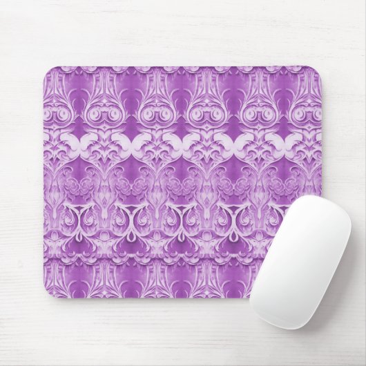 Tapis De Souris Fleurs violettes Flourissent Mousepad (Avec souris)