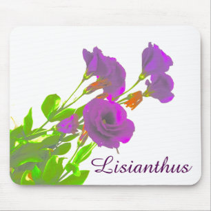 Tapis De Souris Fleurs violettes Lisianthus