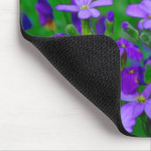 Tapis De Souris Fleurs violettes Mousepad (Coin)