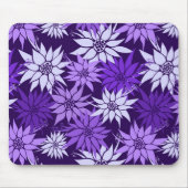 Tapis De Souris Fleurs violettes Mousepad (Devant)
