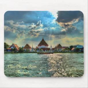 Tapis De Souris Fleuve Chao Phraya, Thaïlande