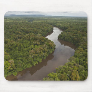 Tapis De Souris Fleuve Essequibo, plus long fleuve de Guyana, et 5