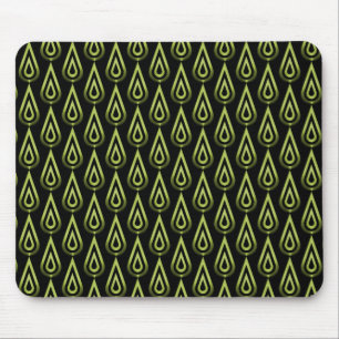 Tapis De Souris Flickr vert olive Flames Mousepad