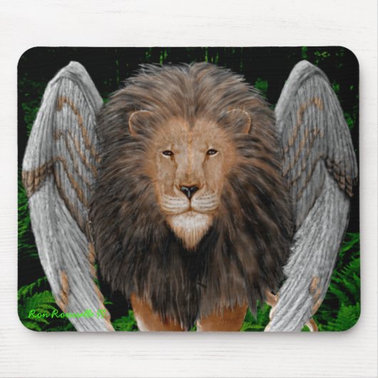 Tapis De Souris Flion Mousepad (lion à ailes) (Devant)