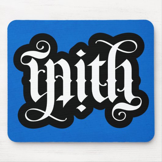Tapis De Souris FlipScript Ambigram Mousepad (Devant)
