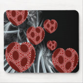 Tapis De Souris Floating Fantasy Fractal Art Hearts Mousepad (Devant)