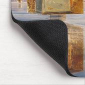 Tapis De Souris Floating Geometric Marvels Over Water (Coin)