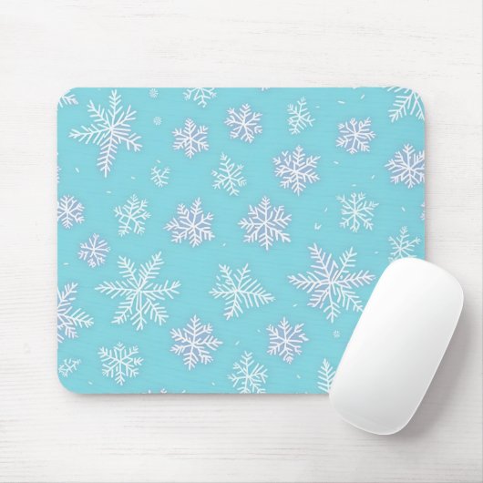 Tapis De Souris Flocon de neige (Avec souris)