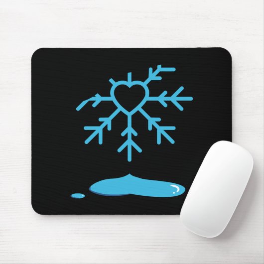Tapis De Souris flocon de neige (Avec souris)