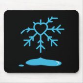 Tapis De Souris flocon de neige (Devant)