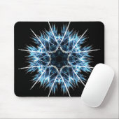 Tapis De Souris Flocon de neige de fractale (Avec souris)