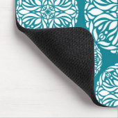 Tapis De Souris Flocon de neige floral d'hiver (Coin)