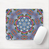 Tapis De Souris Flocon de neige frais Mousepad (Avec souris)