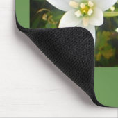 Tapis De Souris Floraison blanche printanière (Coin)