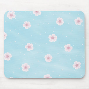 Tapis De Souris Floraison de fleurs de cerisiers japonais Sakura