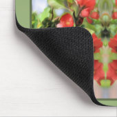 Tapis De Souris Floraison rouge coing Abstraite (Coin)