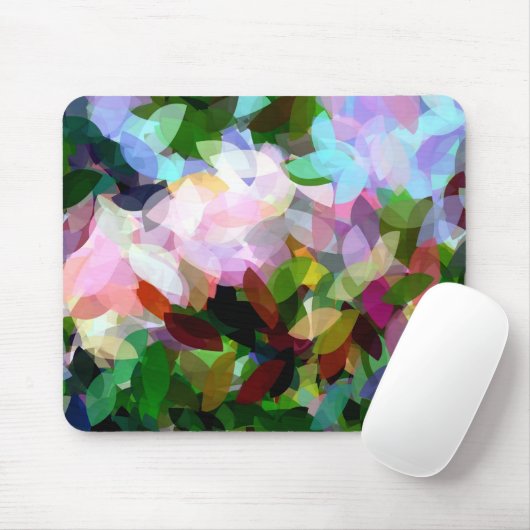 TAPIS DE SOURIS FLORAL (Avec souris)