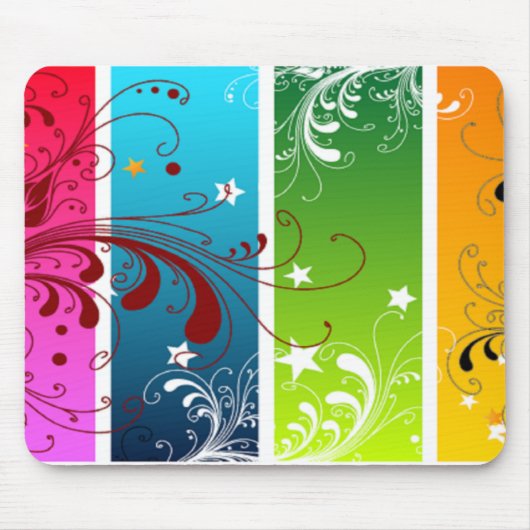 TAPIS DE SOURIS FLORAL (Devant)