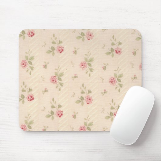 Tapis de souris floral (Avec souris)