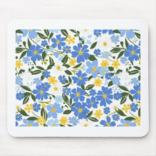 Tapis de souris floral (Devant)