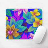 Tapis De Souris Floral1i2 (Avec souris)