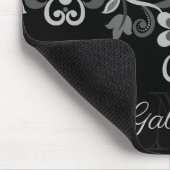 Tapis De Souris Floral Abstrait métallique (Coin)