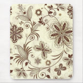Tapis De Souris Floral coloré Motif sans joint (Devant)