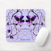 Tapis De Souris Floral Deco Mousepad (Avec souris)