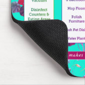 Tapis De Souris Floral féminin de programme et d'affirmation de (Coin)